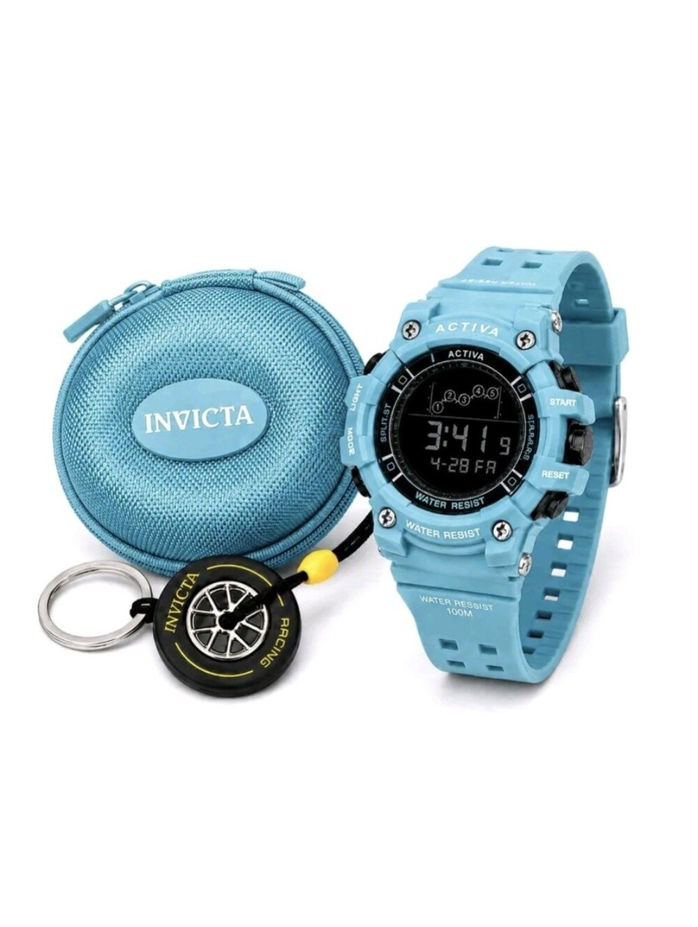 Activa Rally Edition X Invicta Unisex Watch 50mm Light Blue